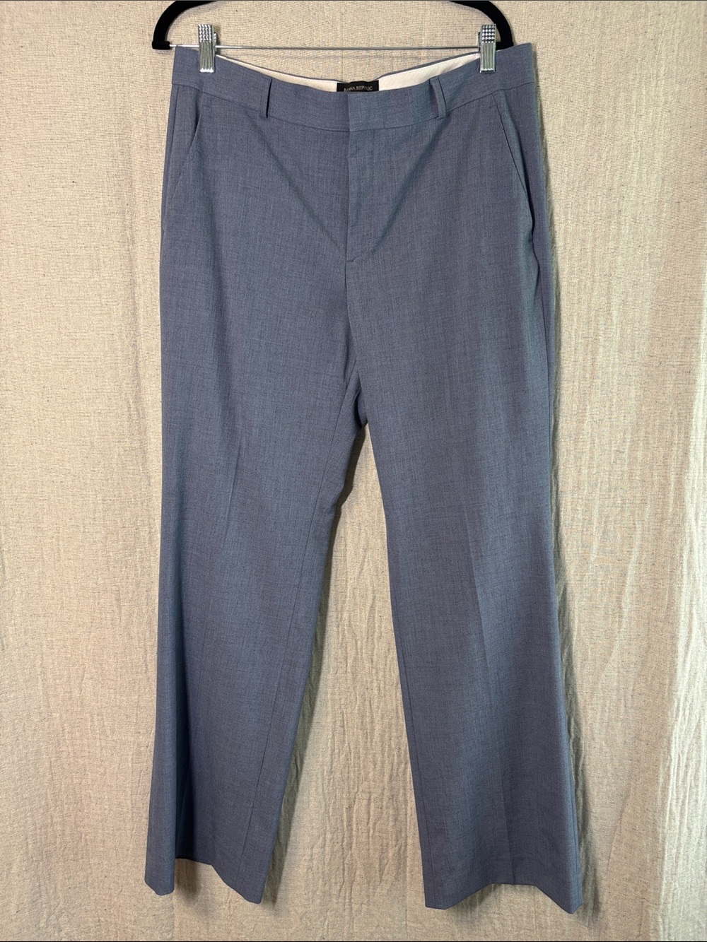 Banana Republic Straight Leg Dress Pants in Slate Blue